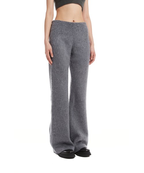 Grey Brushed Pants