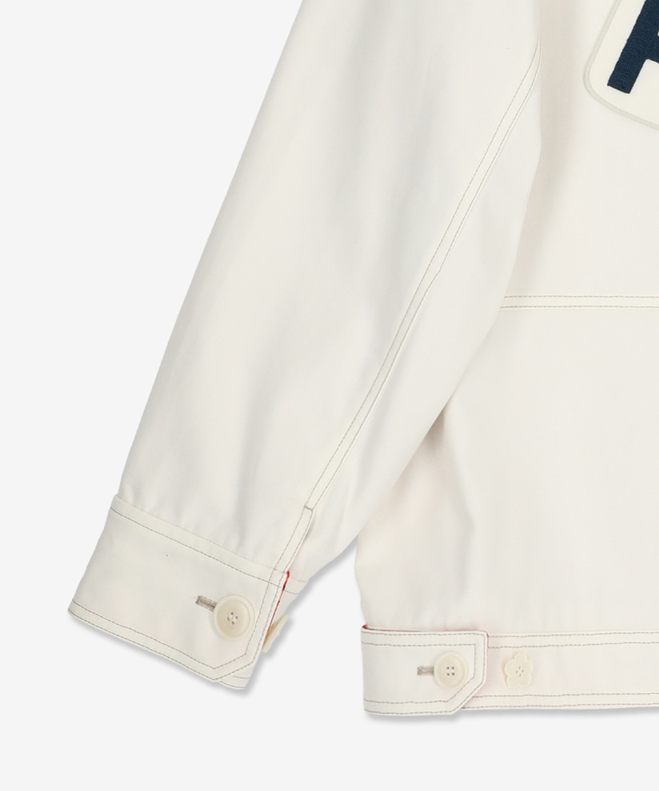 ★KENZO★ Sailor Work Jacket White FD52VE0379RT02 FD52VE0379 Kenzo - 'Kenzo Sailor' Denim jacket White - The Corner