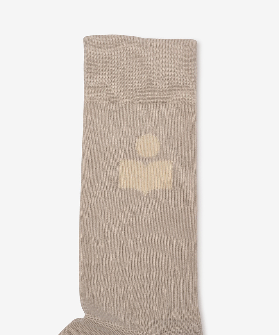 【ISABEL MARANT】Logo Socks/追跡+関税+全国送料込み ISABEL MARANT】Logo Socks/追跡+関税+全国送料込み (Isabel