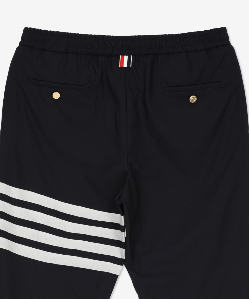 MUSINSA | THOM BROWNE 4 Barangle String Track Pants - Navy