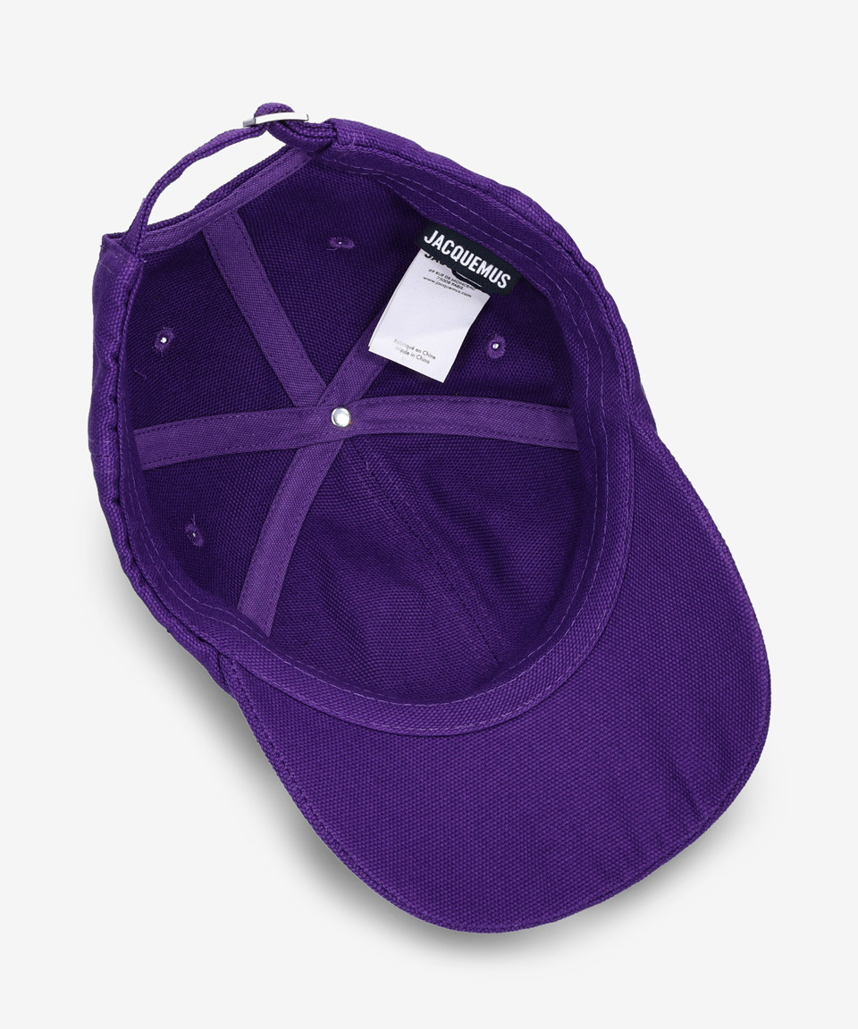 jacquemus キャップ パープル MUSINSA | JACQUEMUS Lacaskatte Jacques-Muss Ball Cap