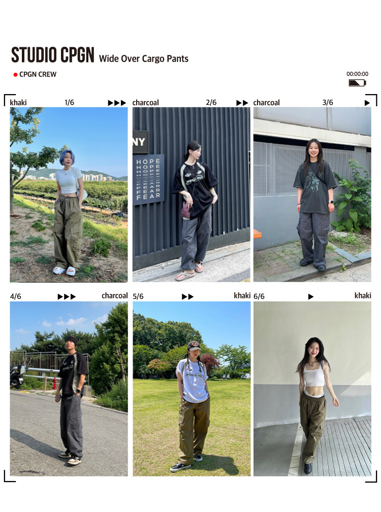 MUSINSA | CPGN STUDIO Wide Over Cargo Pants Black