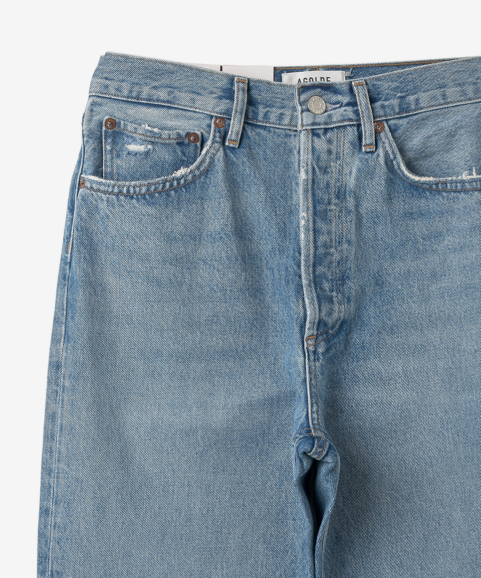 パンツ AGOLDE 90S Mid Rise Straight Denim Pants Blue A069D1371SCHME 90s mid-rise straight jeans in blue - Agolde | Mytheresa