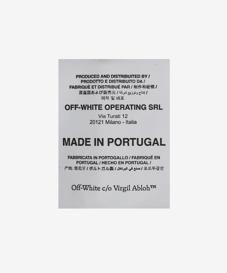 오프 화이트(Off White) 남성 카라바지오 프린팅 반소매 티셔츠 - 블랙 / OMAA027C99JER0151001 - 사이즈 & 후기 | 무신사