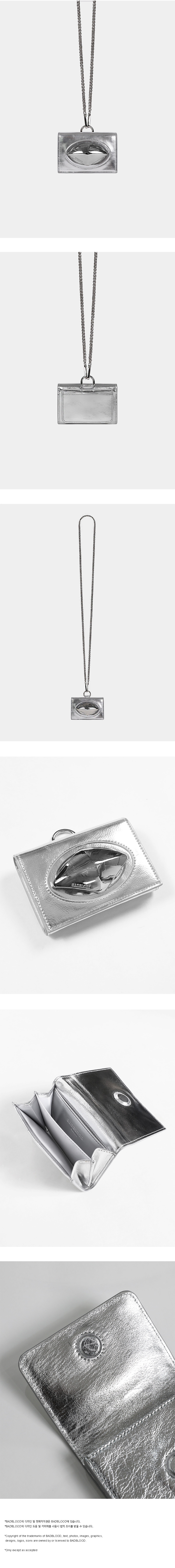 【BADBLOOD】(関税/送料無料) elips Symbol chain wallet MUSINSA公式 | BADBLOOD Ellipse Symbol Chain Wallet - Silver