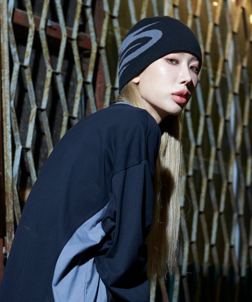 XF005 네오 로고 비니 (BLACK)