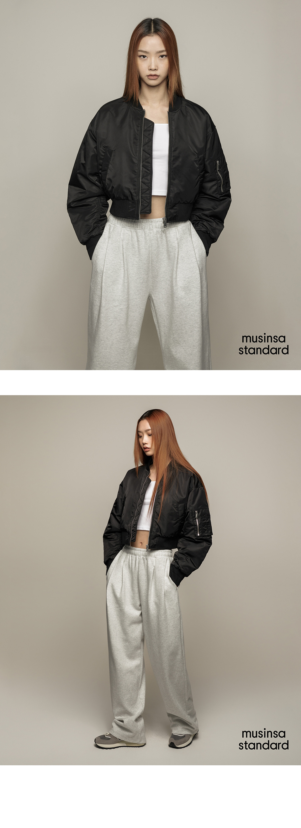 MUSINSA公式 | MUSINSA STANDARD WOMAN Women's Crop MA-1