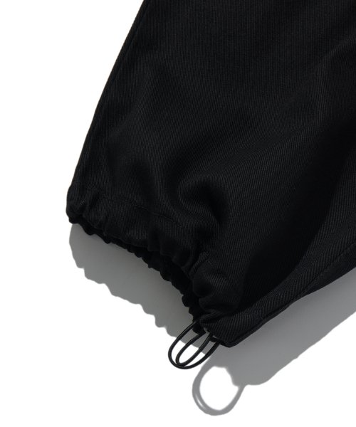 Cotton Wide Cargo Pants_Black_PL179