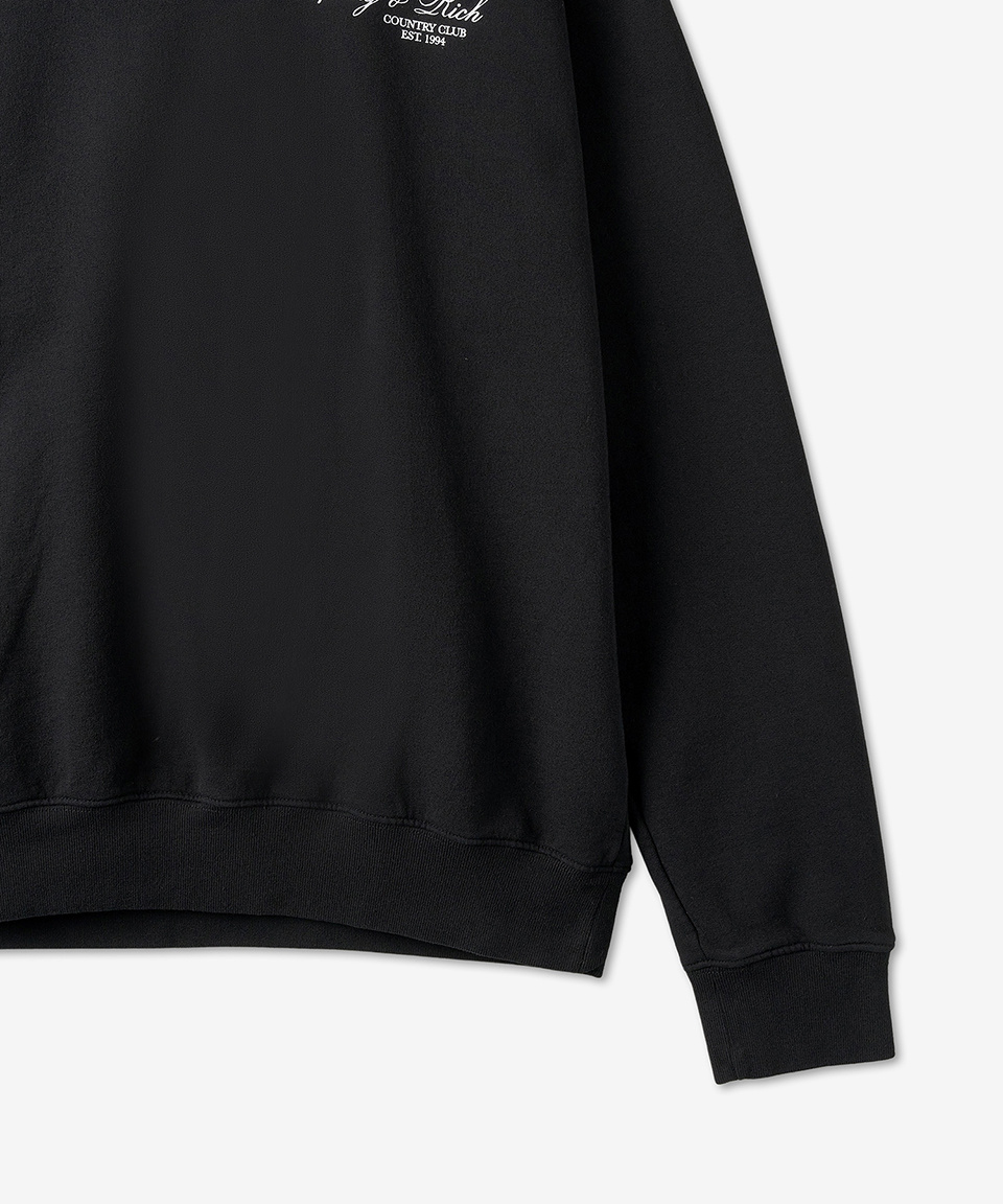 ★Sporty & Rich★ Villa Sweatshirt Black CR844BK CR844BKSS23 MUSINSA | SPORTY&RICH Villa Sweatshirt - Black / CR844BK