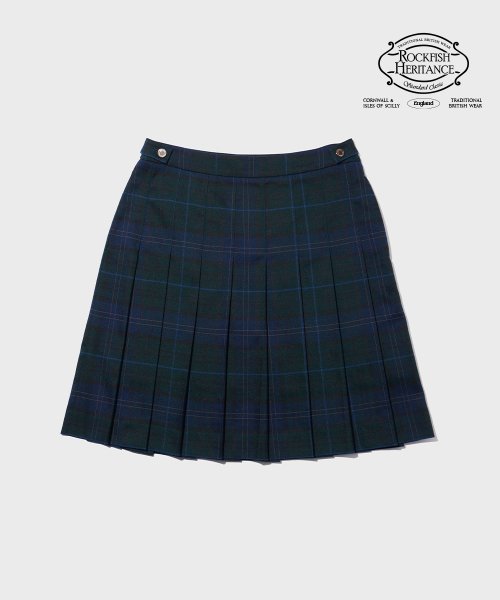 RFH CLASSIC CHECK PLEATS SKIRT - 3color