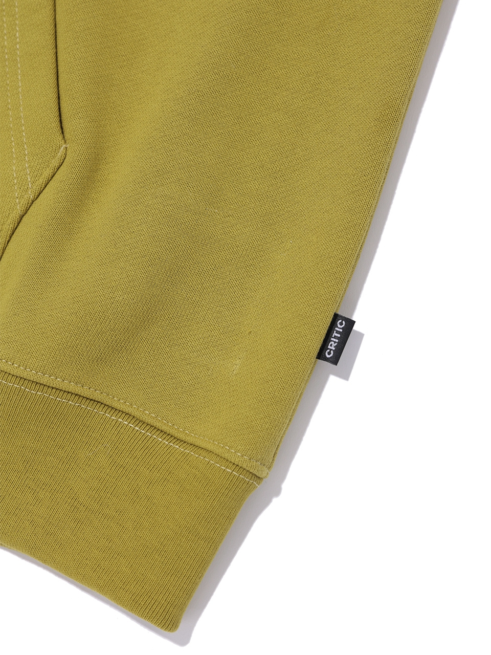 WORMHOLE LOGO HOODIE ZIP-UP OLIVE 상세 이미지 15