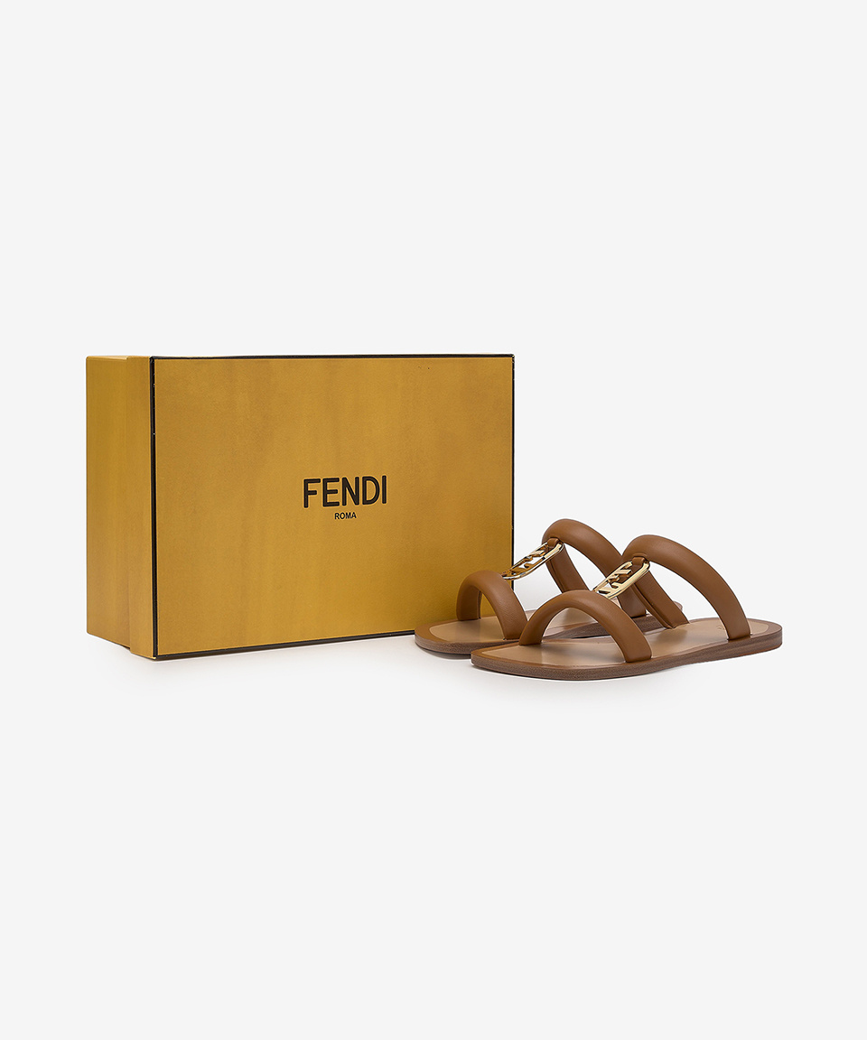 ★FENDI★25SS 新作★ O Lock Slide FF サンダル 8X8332NBAF0QB7 MUSINSA | FENDI O-Lock Slide - Brown / 8X8332NBAF0QB7SS22