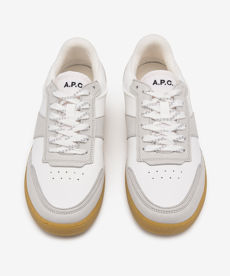スニーカー A.P.C. SNEAKER (PUABHM56112 CAF) Plain sneakers | Minimalist Leather Sneakers | A.P.C.