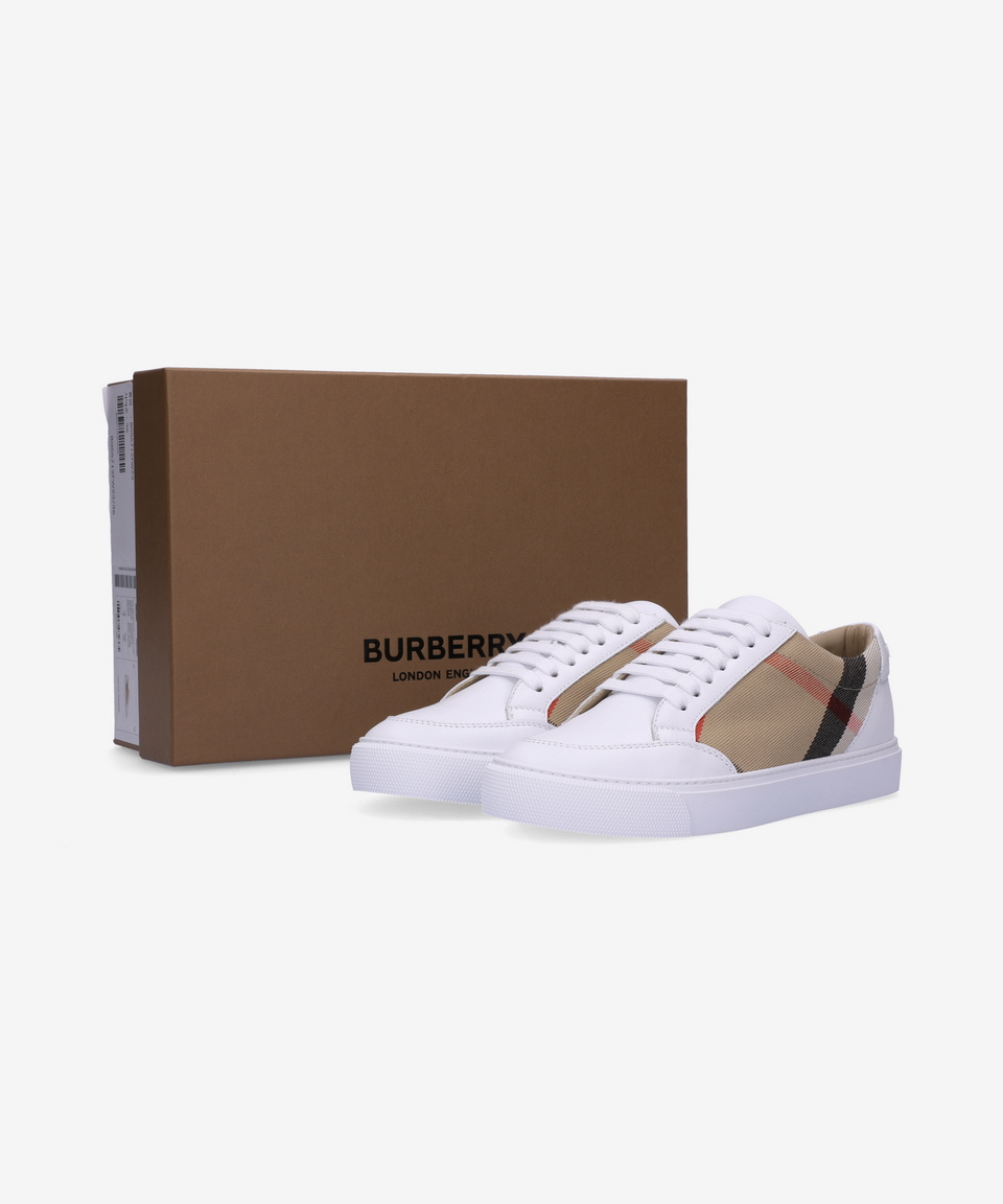 MUSINSA | BURBERRY New Salmond Sneakers - White / 8056712