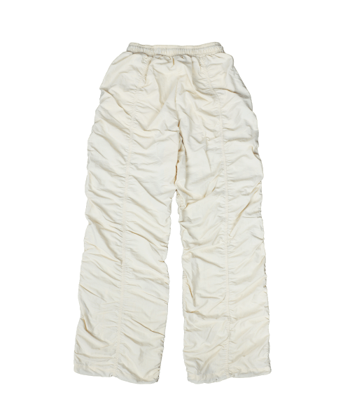 WAVE PUCKERING PANTS IVORY