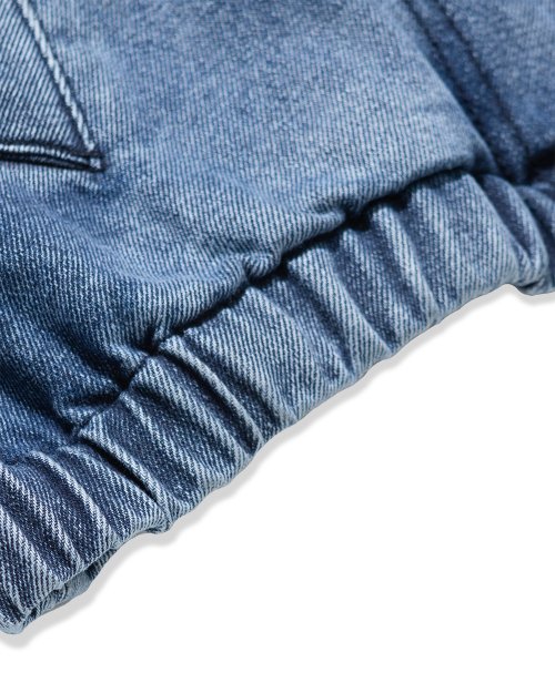 2WAY CROPPED DENIM BLOUSON JACKET_LIGHT INDIGO