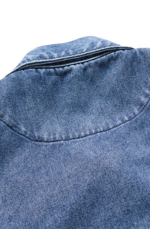 2WAY CROPPED DENIM BLOUSON JACKET_LIGHT INDIGO