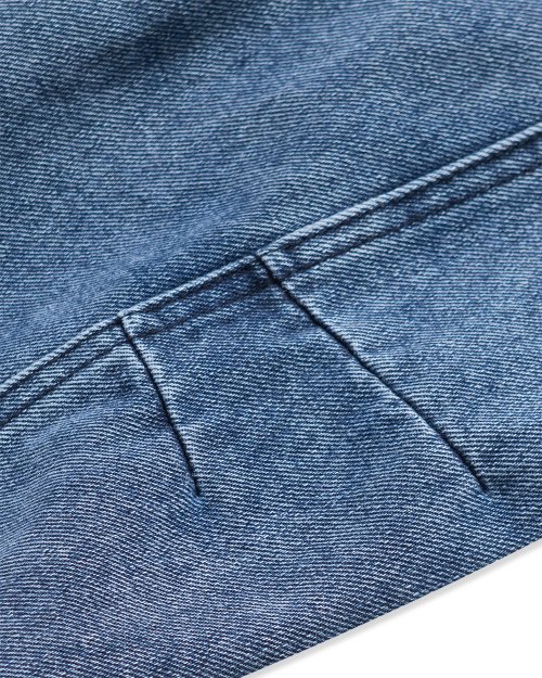 2WAY CROPPED DENIM BLOUSON JACKET_LIGHT INDIGO