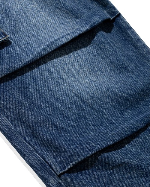 ONE TUCK ESSENTIAL PARACHUTE PANTS_INDIGO