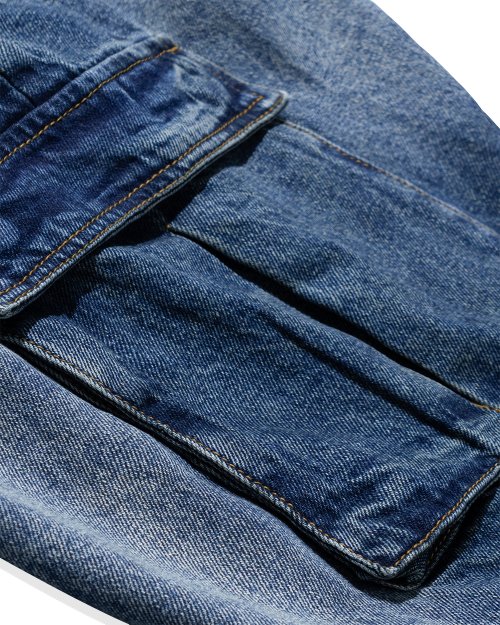 ONE TUCK ESSENTIAL PARACHUTE PANTS_INDIGO