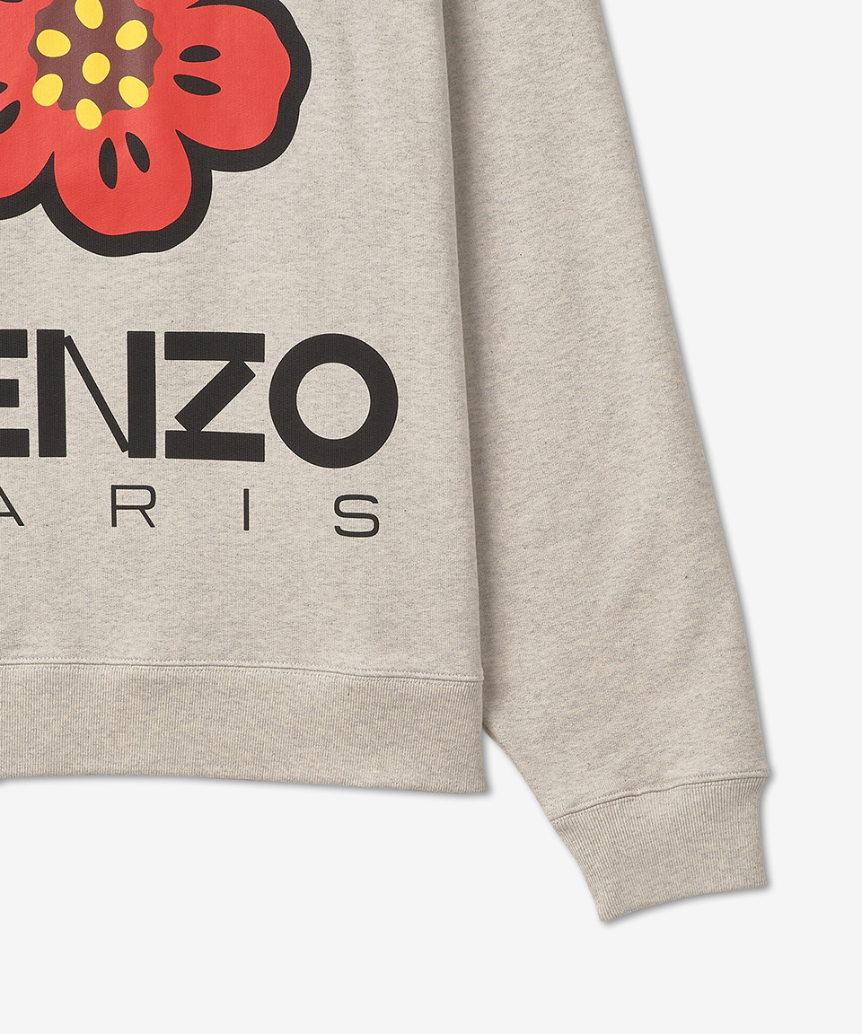 ★KENZO★ Balk Flower Sweatshirt Light Gray FD55SW4454ME093 MUSINSA | KENZO BOCKE Flower Sweatshirt - Light Gray