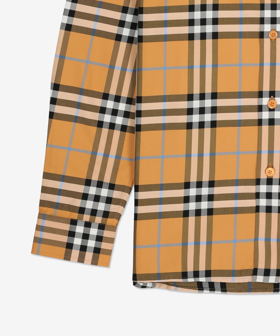 ■Burberry■ Checked Shirt Orange 8071523 8071523FW23 MUSINSA | BURBERRY Check Shirt - Orange / 8071523