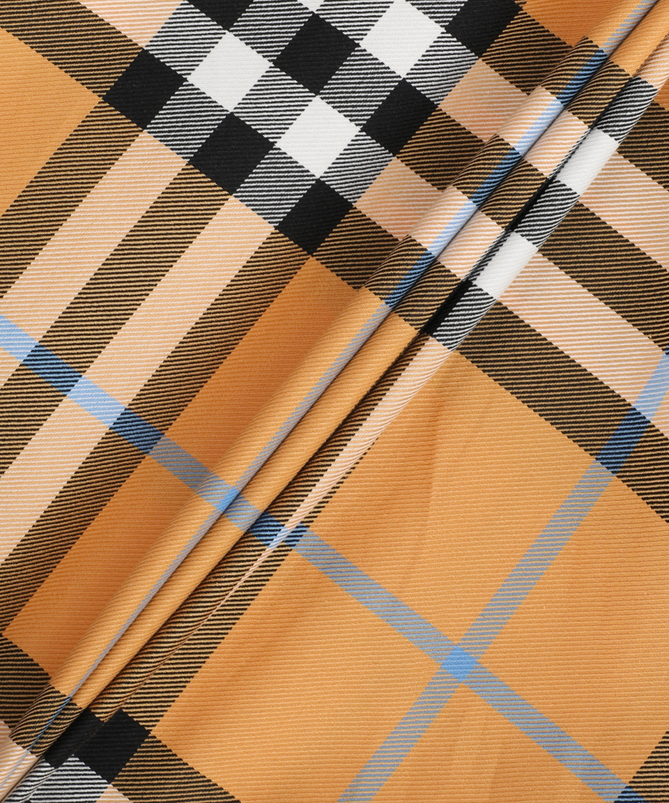 MUSINSA | BURBERRY Check Shirt - Orange / 8071523