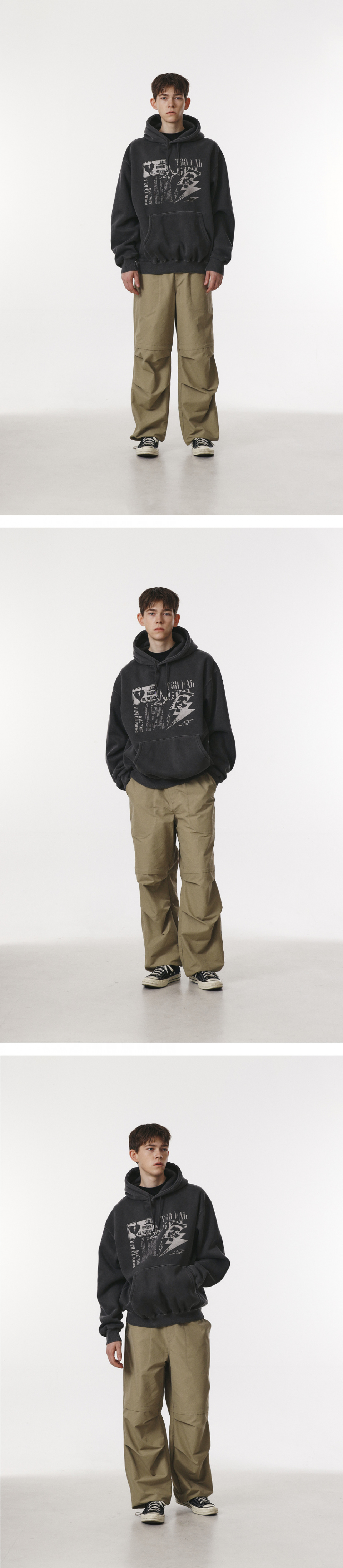 ★SUPERSUB★ Crushed Punk Pigment Hoodie Charcoal W2PGIWJEGD MUSINSA | SUPERSUB Crushed Punk Pigment Hoodie - Charcoal