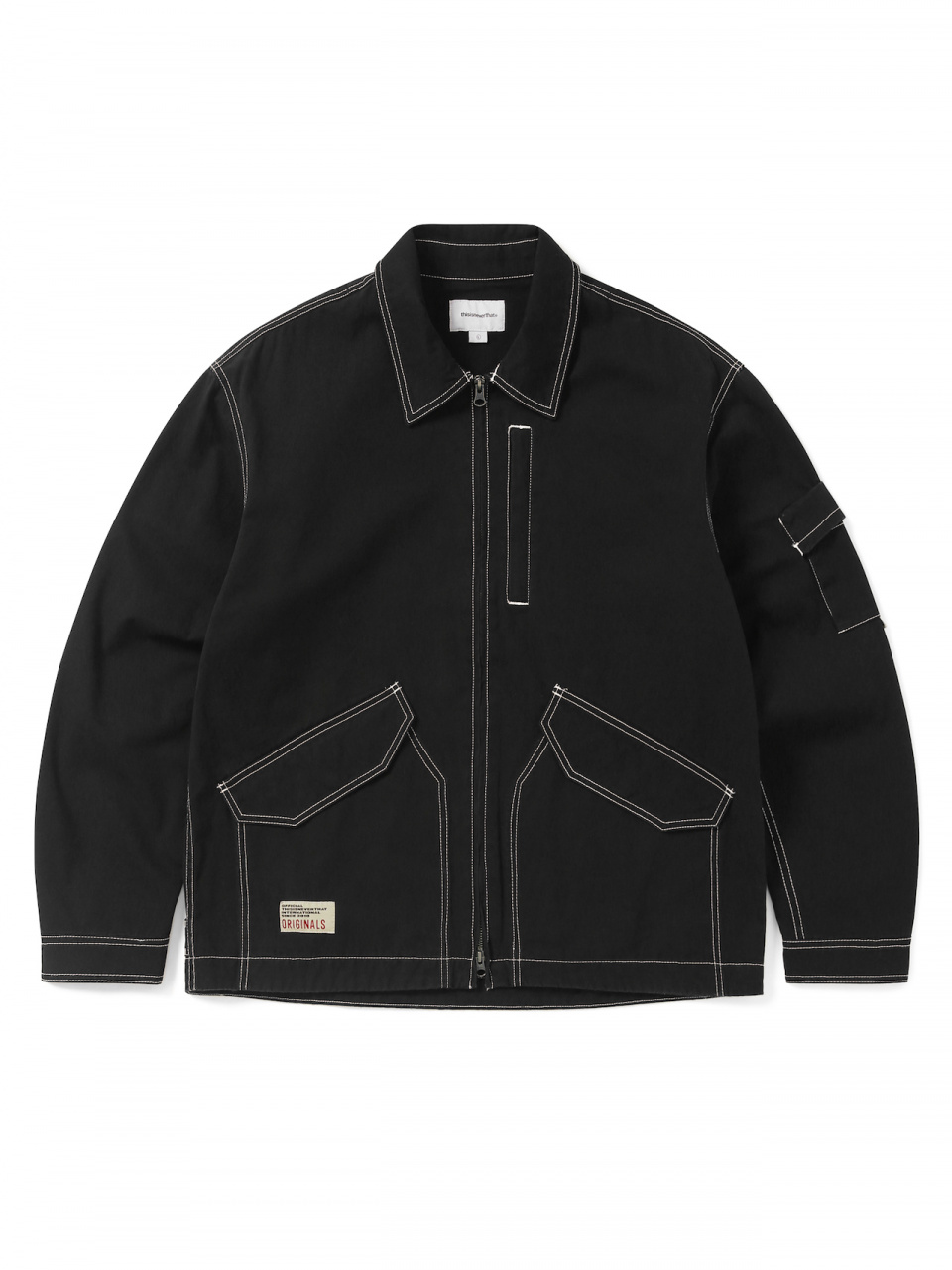 MUSINSA公式 | thisisneverthat® Contrast Stitch Jacket Black
