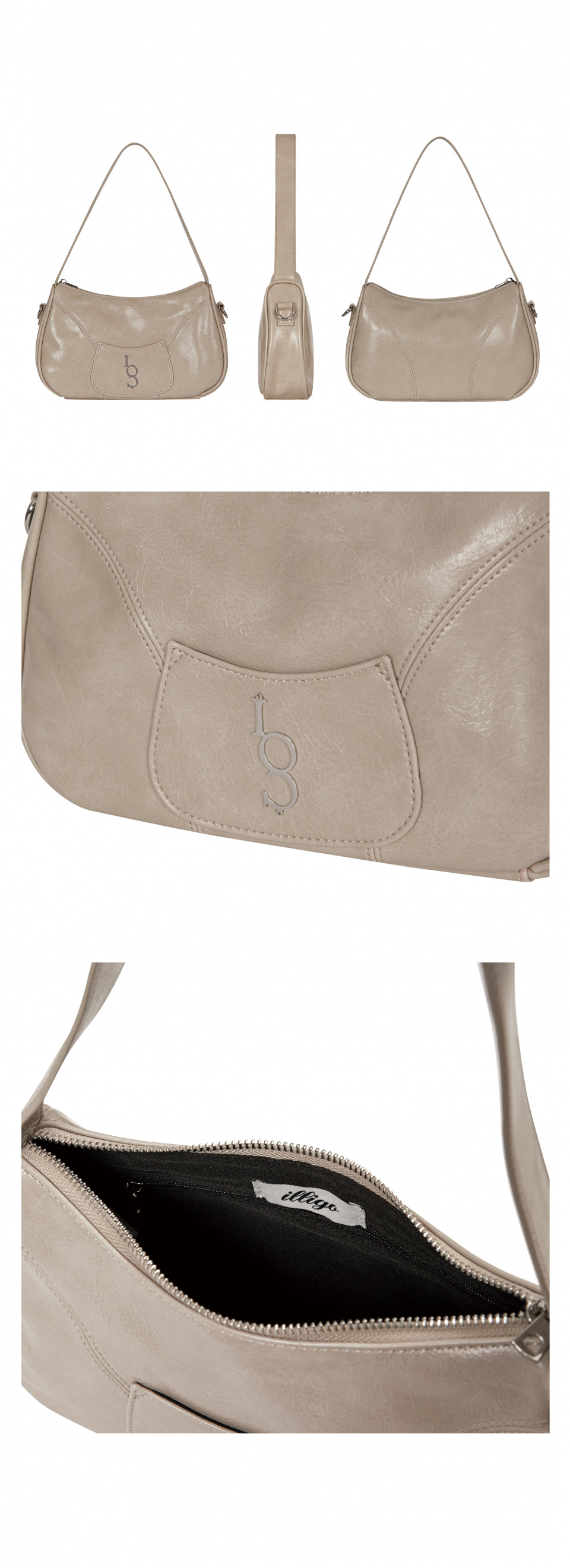 ◇ILLIGO◇ signature bag beige MUSINSA | ILLIGO signature bag beige