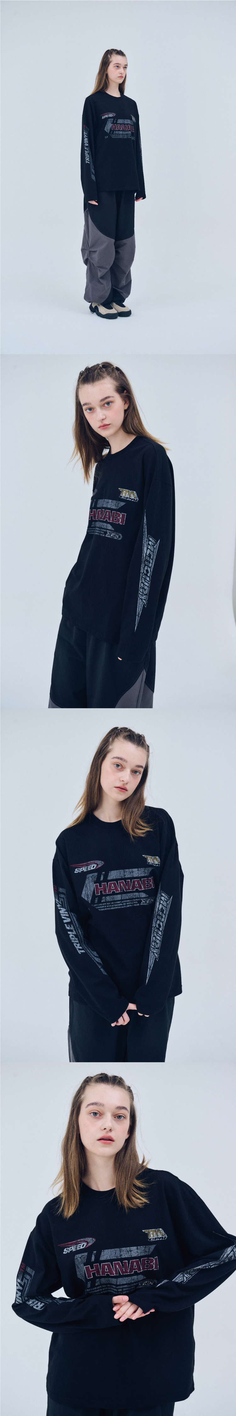 CPGN STUDIO) HANABI RACING LONG SLEEVE | 2color
