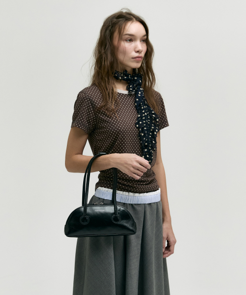 BESSETTE SHOULDER_black crinkle