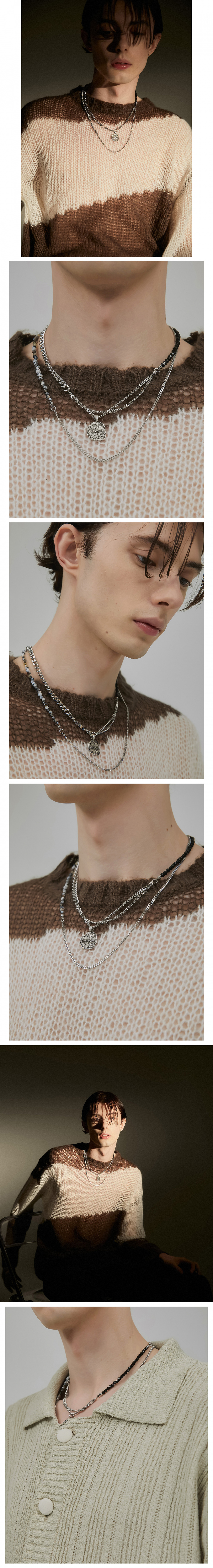 [FLARE UP]★韓国人気★ [SET] Handmade Layered OS Necklace MUSINSA | FLAREUP [PERSONAL SPACE] [SET] Handmade Layered OS