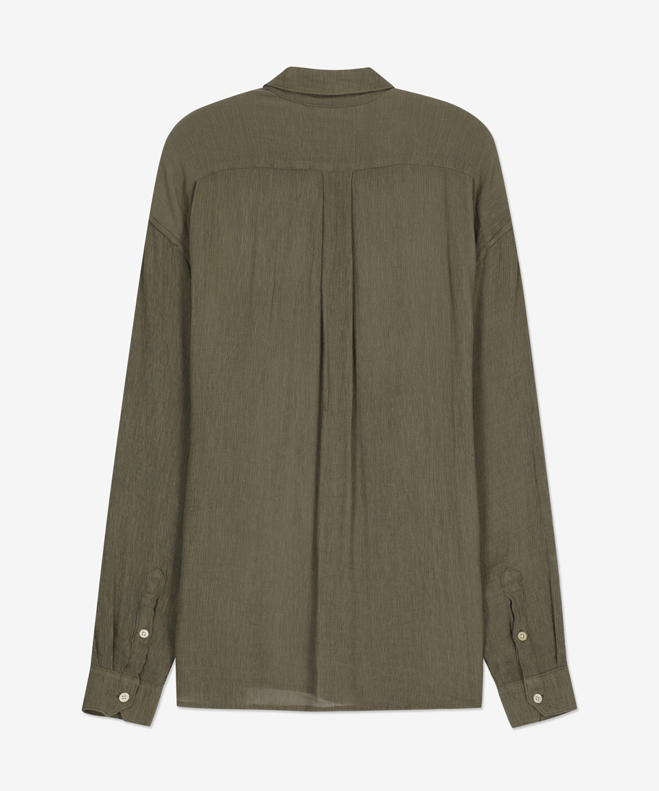 シャツ *OUR LEGACY* Chest Pocket Pleated Shirt Khaki M2232IMD M2232 2023082111311000000012821.jpg