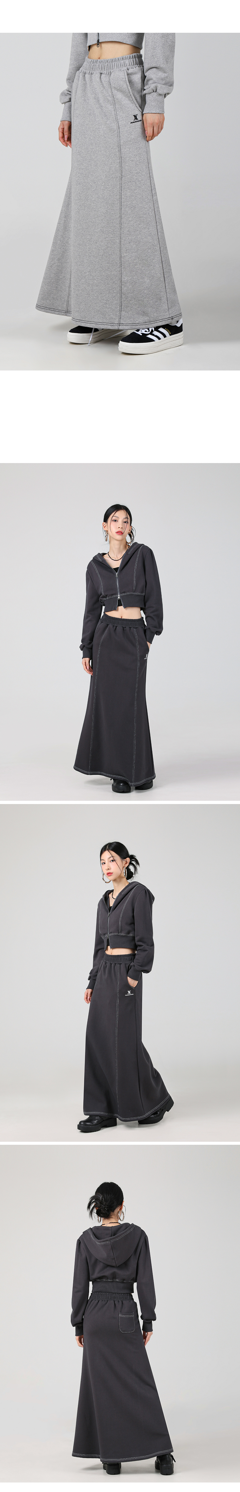 ★送料・関税込★AVANDRESS☆Rora Stitch Maxi Skirt MUSINSA | AVANDRESS Rora Stitch Maxi Skirt - 3COL