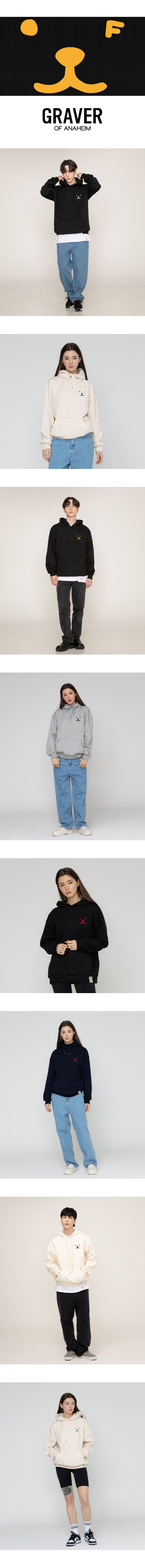 MUSINSA | GRAVER [UNISEX] Puppy Face Small Drawing Smile