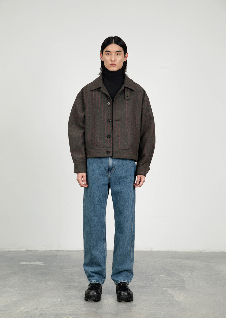 AMOMENTO WOOL PANELED セットアップ 【公式通販】