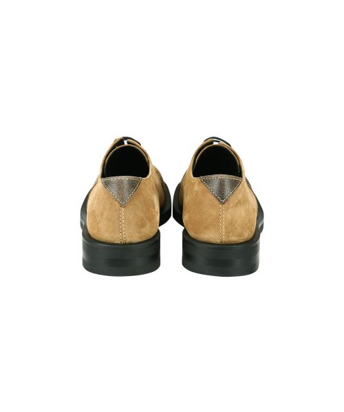 LEUCHARS SQUARE TOE DERBY SHOES aaa345m(BEIGE)