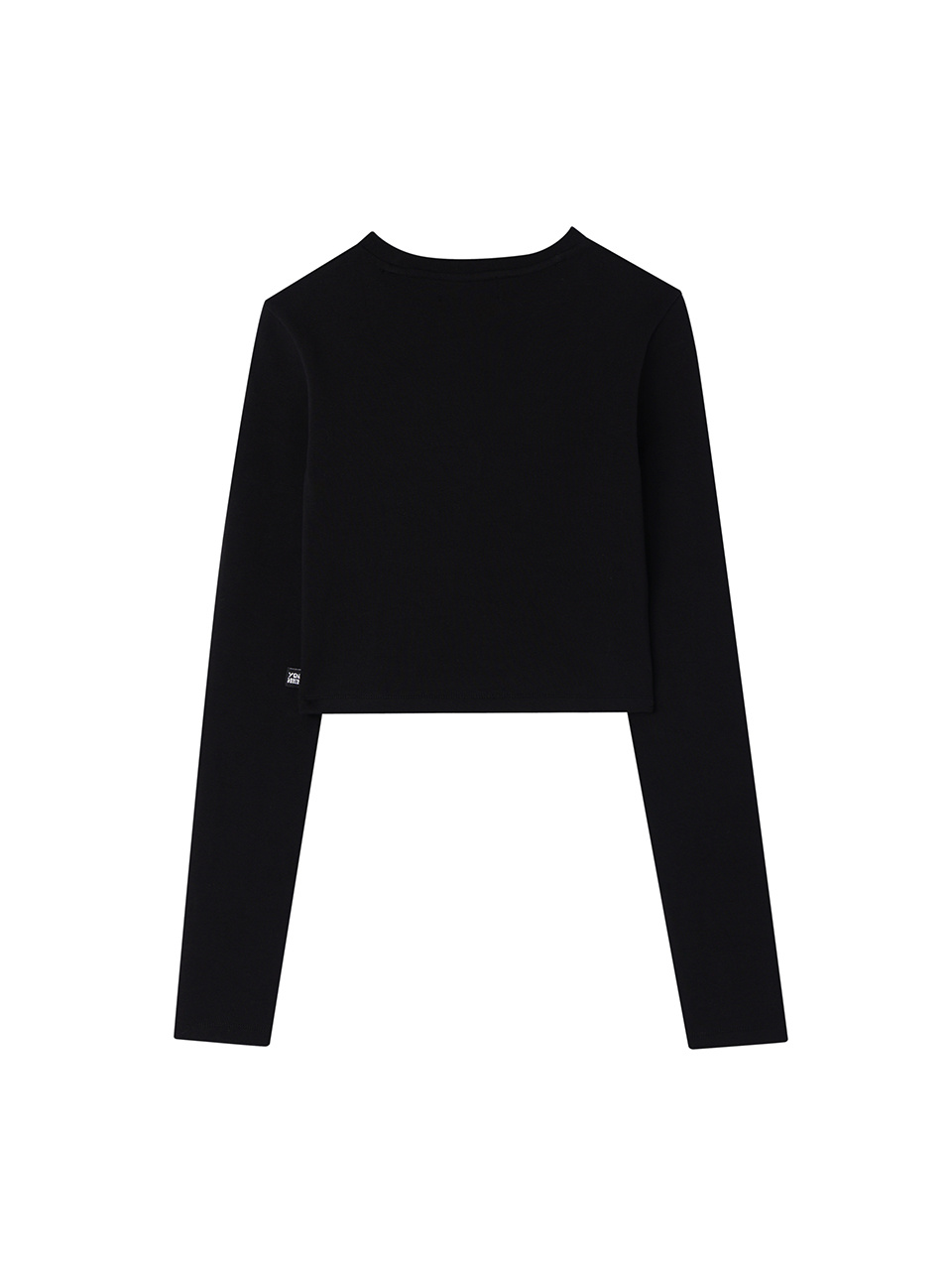 유희(YOUHEE) YOUHEE LETTERING LONG SLEEVE BLACK