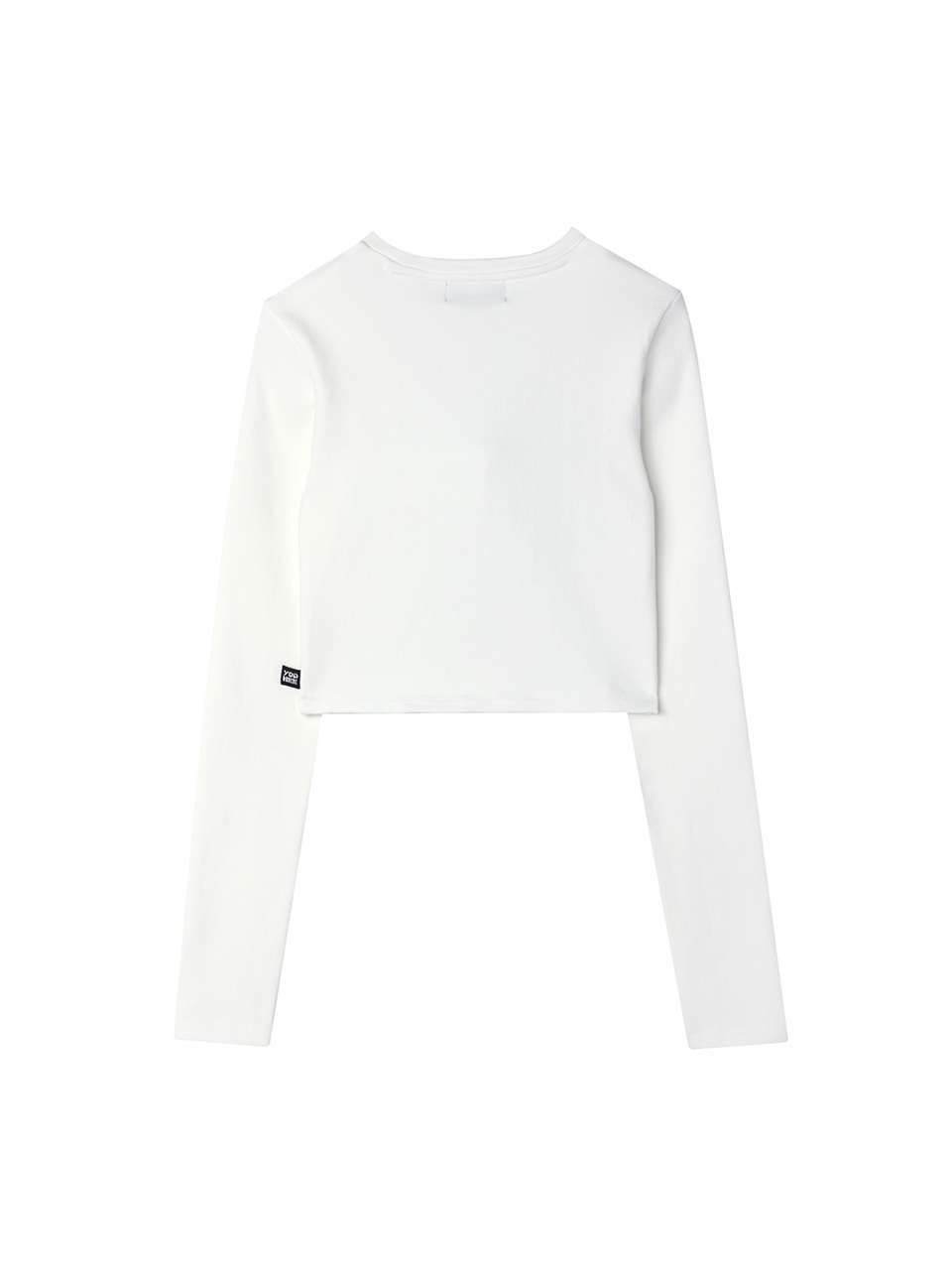 유희(YOUHEE) YOUHEE LETTERING LONG SLEEVE WHITE