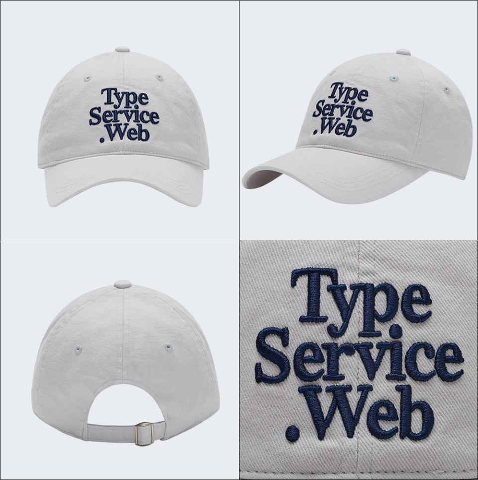 MUSINSA | TYPESERVICE Typeservice Web Cap [Light Gray]