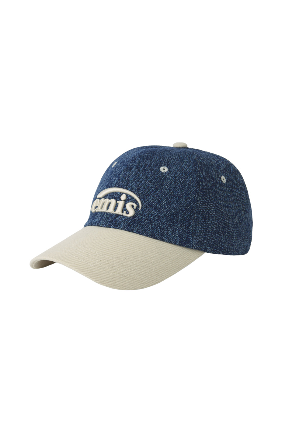 人気 ☆EMIS☆ NEW LOGO DENIM BALL CAP-LIGHT BLUE DENIM EMIS New Logo Denim Ball Cap in Light Blue: Effortless Style