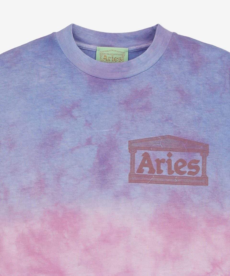 ★ARIES★ Desert Trip Deep Dye Short Sleeve T-Shirt Blue CTA MUSINSA公式 | ARIES Desert Trip Deep Dye Short Sleeve T