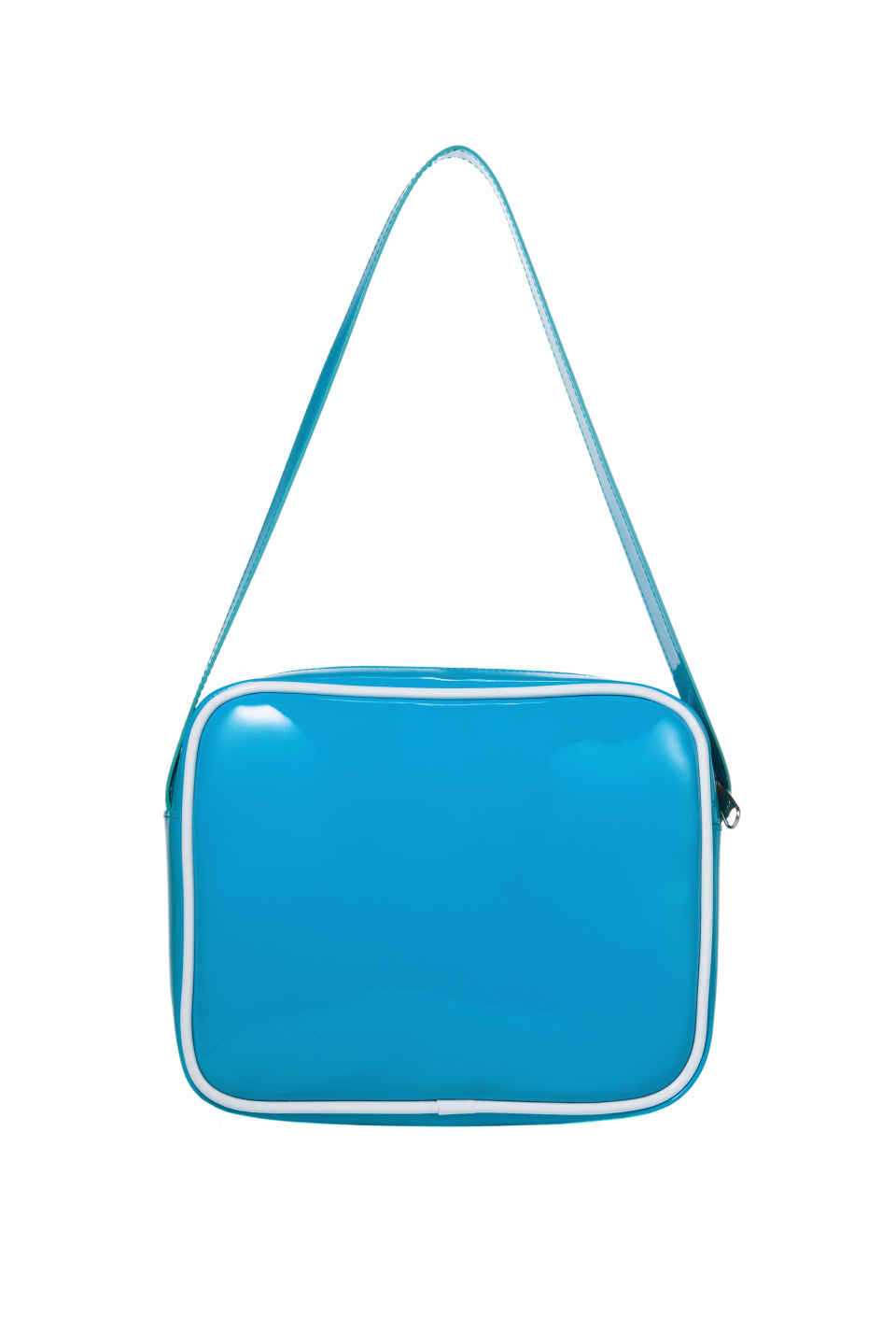 이미스(EMIS) ENAMEL SHOULDER BAG WITH COIN PURSE SET-LIGHT BLUE