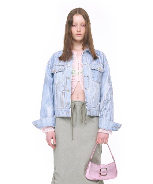 SHOULDER BROCLE_SMALL [METALLIC PINK]
