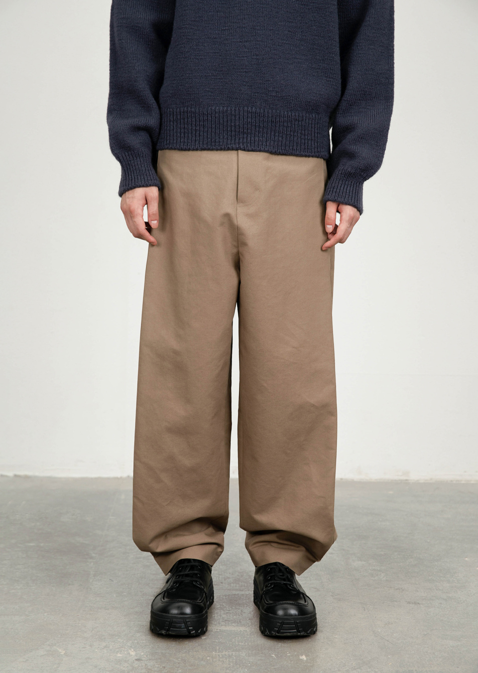 아모멘토(AMOMENTO) MENS SNAP GARCONNE PANTS (2 COLORS) - 사이즈