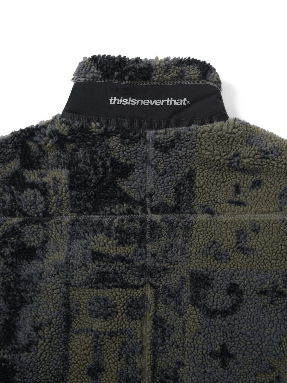 SP Sherpa Fleece Jacket Olive 상세 이미지 4