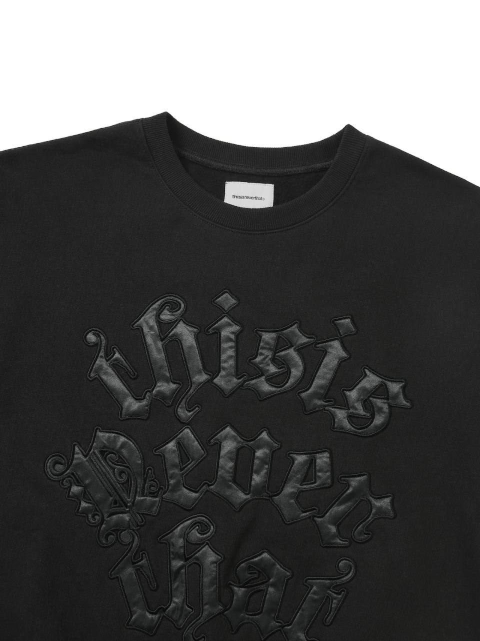 さらに100円引き◆thisisneverthat◆Fortuna Applique Crewneck さらに100円引き◇thisisneverthat◇Fortuna N-Logo Sweater