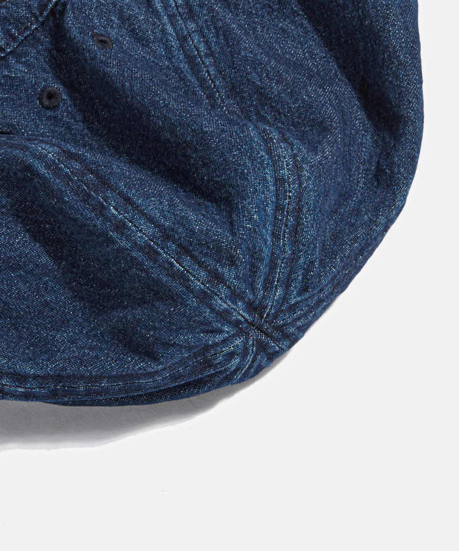 MUSINSA | ESPIONAGE Over Fatigue Hat (Denim ver.) Dark Indigo