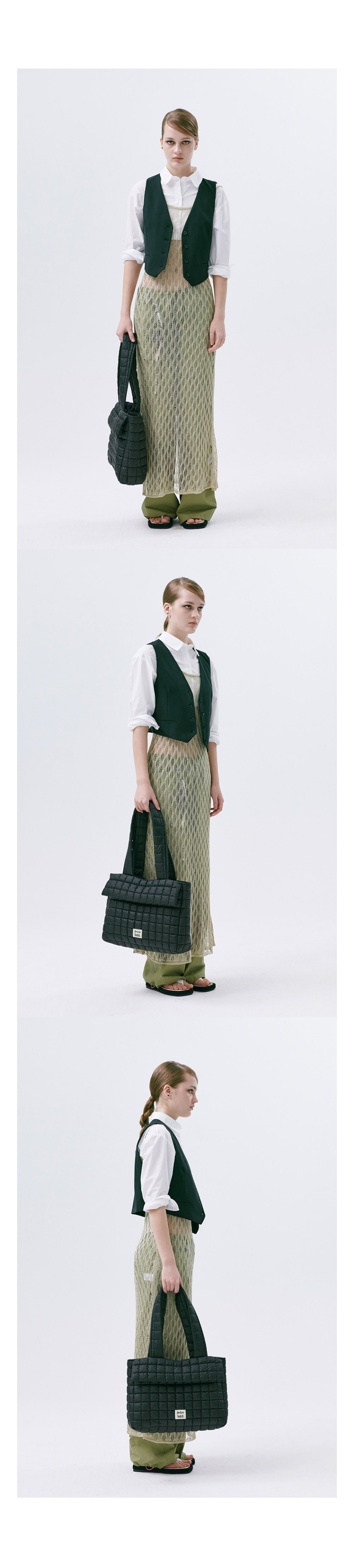 MUSINSA | JEDREFEB5 Puzzle Padded Shoulder Bag 7 Colors